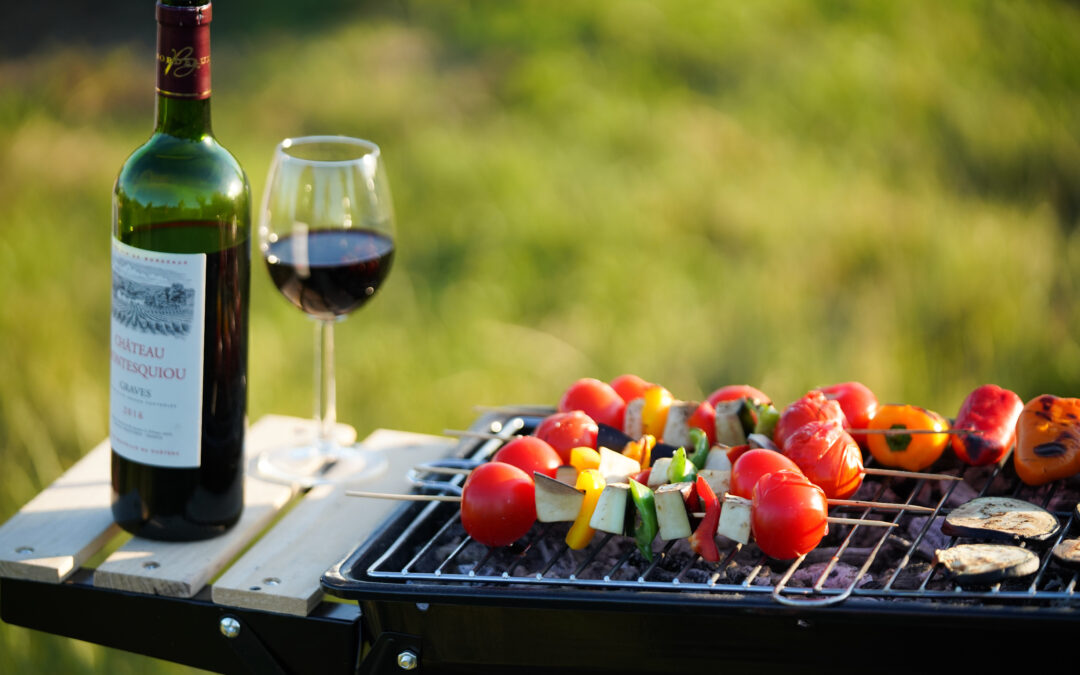 Vin et barbecue
