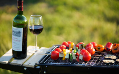 Vin et barbecue
